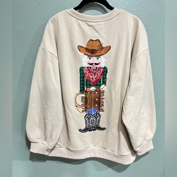 QOS Nutcracker Cowboy Sweatshirt - Picture 3 of 3